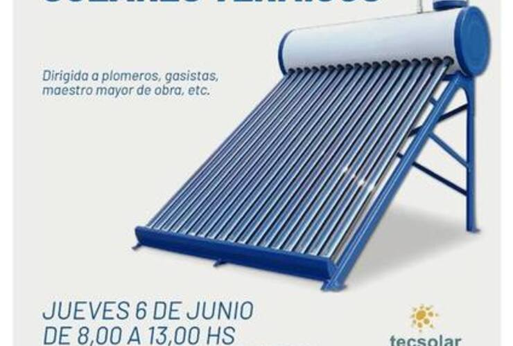 Imagen de Capacitación en instalaciones de sistemas solares térmicos