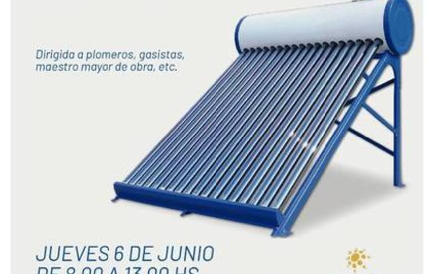 Imagen de Capacitaci&oacute;n en instalaciones de sistemas solares t&eacute;rmicos