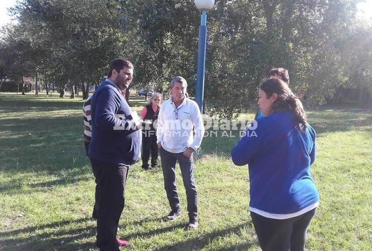 Imagen de Vecinos del Bote Club convocaron a Ghione preocupados por la inseguridad