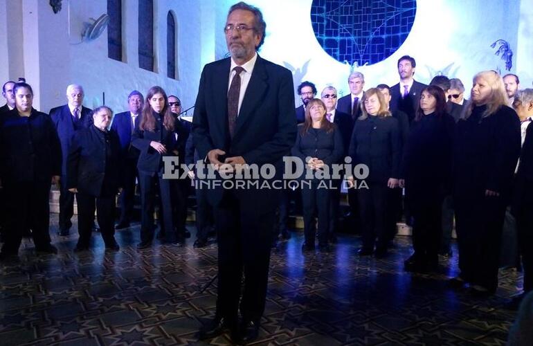 Imagen de El Coro Nacional de Ciegos se presentó en la parroquia