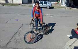 Imagen de &iexcl;Gustavito recuper&oacute; la bicicleta!