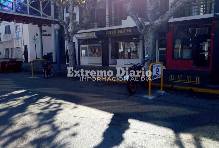 Imagen de Ya están los estacionamientos exclusivos para motos