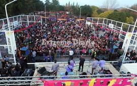 El evento se desarrolló en la tarde del domingo.
