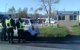 Imagen de #Ahora. En acceso a la autopista hay controles