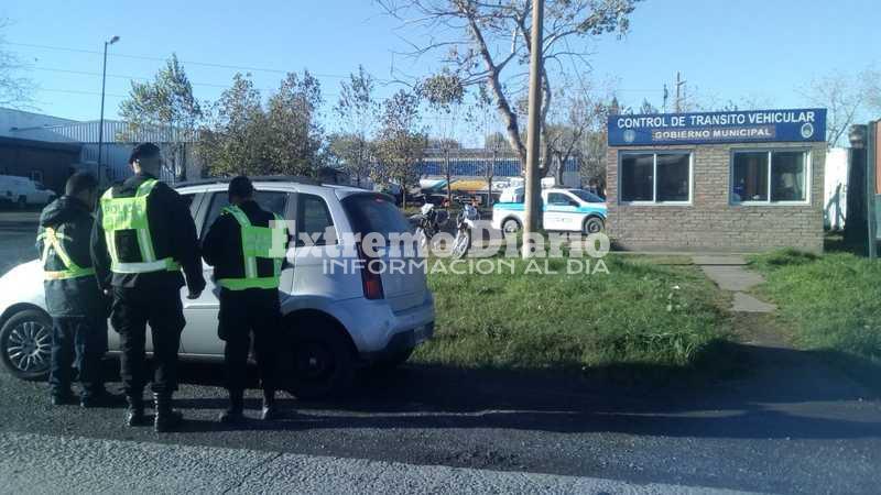 Imagen de #Ahora. En acceso a la autopista hay controles