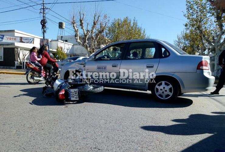 Imagen de Otra vez chocaron en San Martín y Gral. Lopez