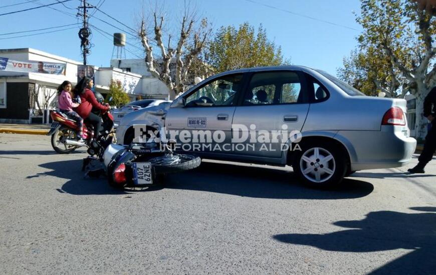 Imagen de Otra vez chocaron en San Martín y Gral. Lopez