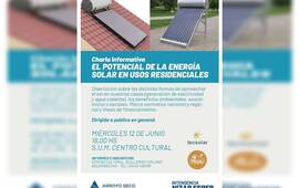 Imagen de Charla: El Potencial de la Energía Solar en Usos Residenciales