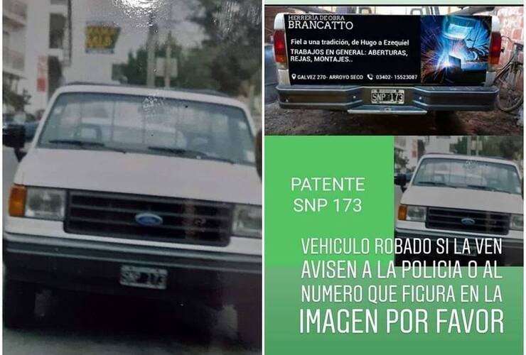 Imagen de Le robaron la camioneta de delante de la casa