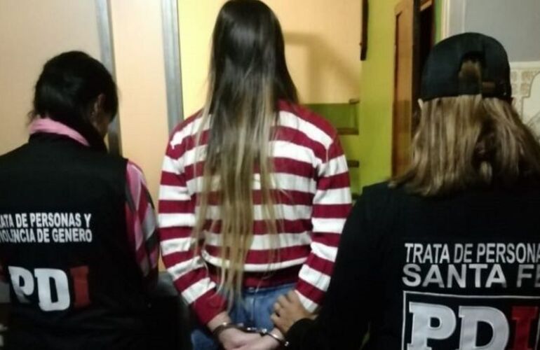 Bárbara G., sería la responsable de un prostíbulo en Rosario. Foto: Ministerio de Seguridad