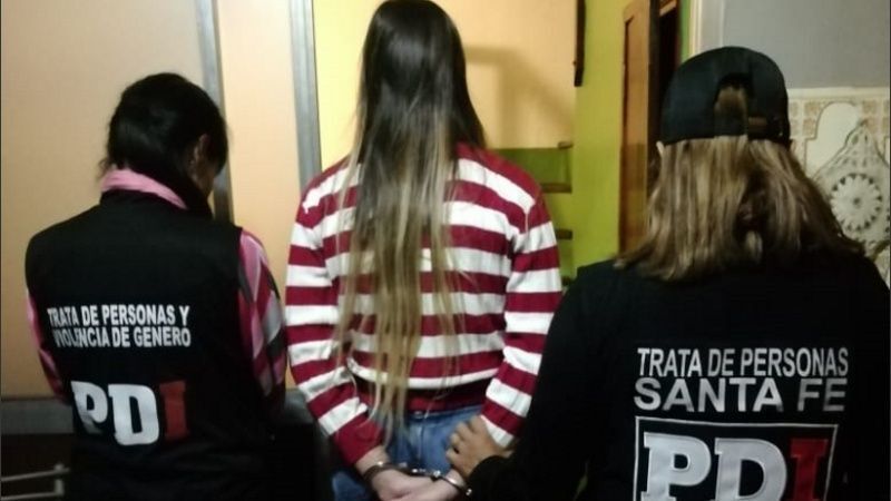Bárbara G., sería la responsable de un prostíbulo en Rosario. Foto: Ministerio de Seguridad