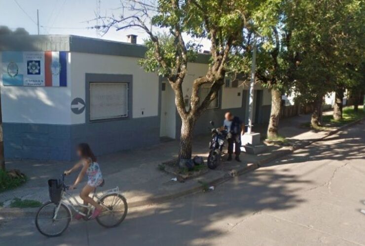 Intervino personal policial de la comisaría 22ª de Pérez. (Google Street View)