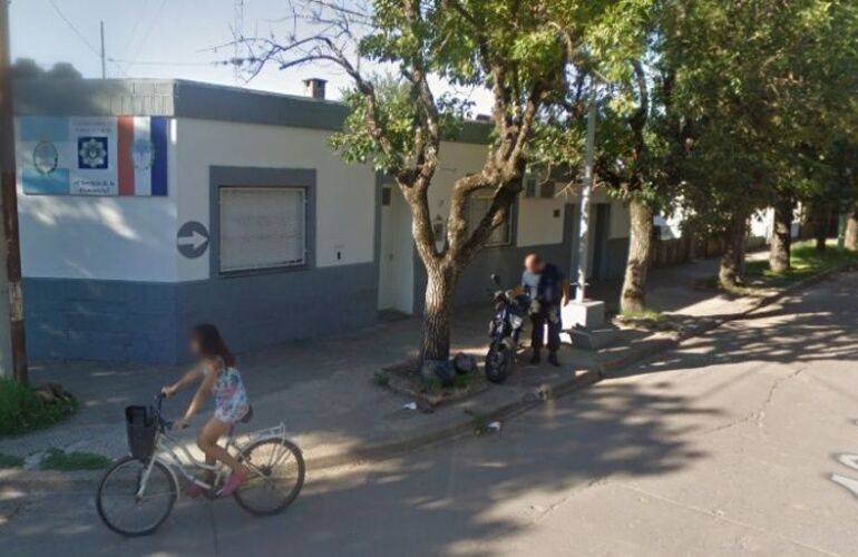 Intervino personal policial de la comisaría 22ª de Pérez. (Google Street View)