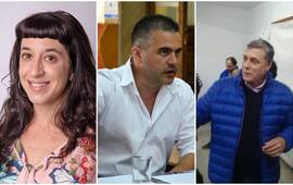 Imagen de Josefina Artusa, Mat&iacute;as Attoresi y Jorge Cuello al Concejo