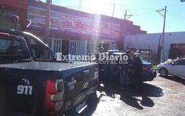 El policial del día. Fue este mediodía en el supermercado de acceso a la autopista.