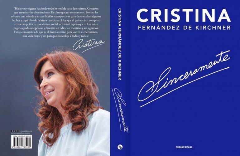 Imagen de Cristina presentará este 20 de junio su libro Sinceramente en Rosario