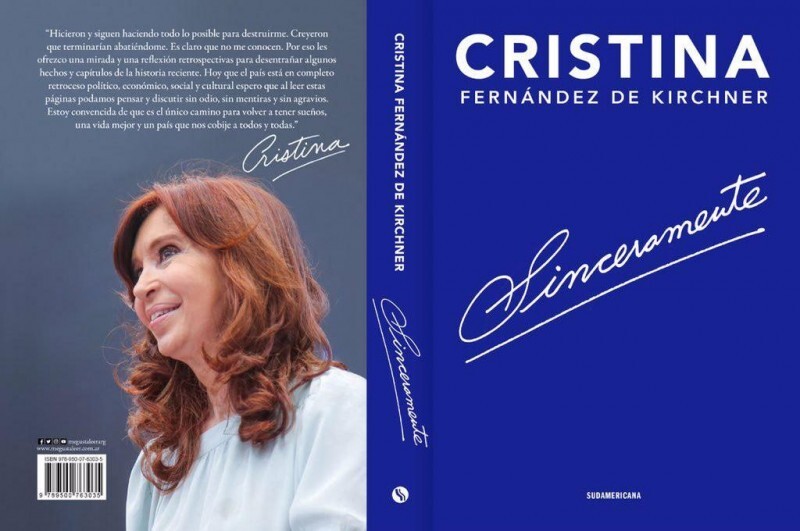 Imagen de Cristina presentará este 20 de junio su libro Sinceramente en Rosario