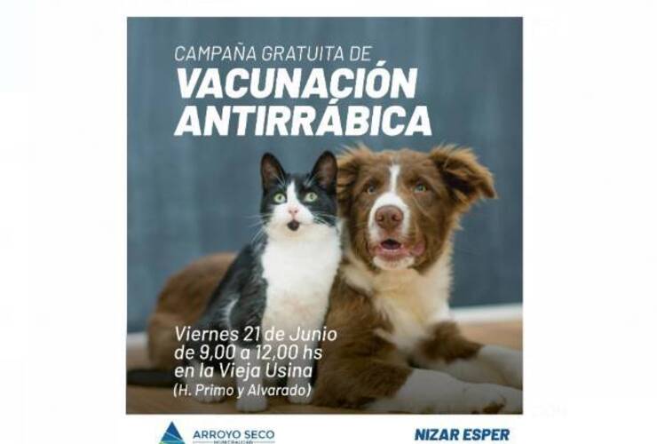Imagen de Campaña gratuita de vacunación antirrábica