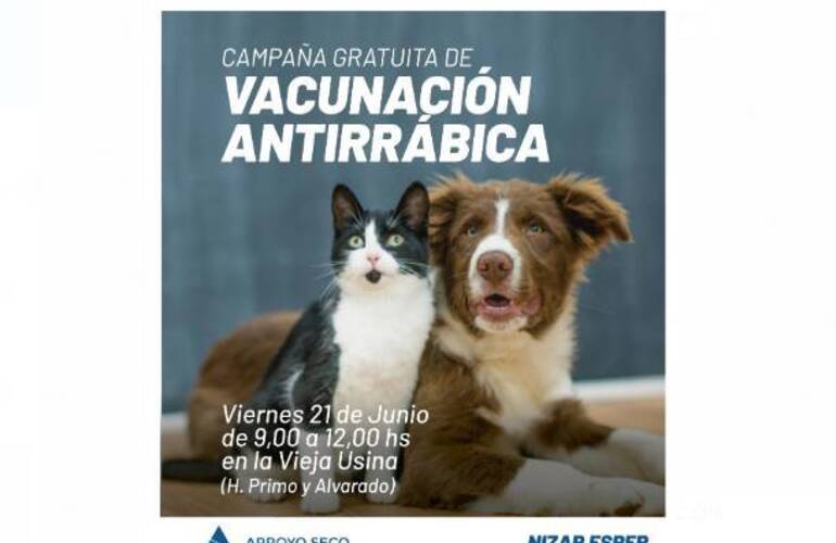 Imagen de Campaña gratuita de vacunación antirrábica