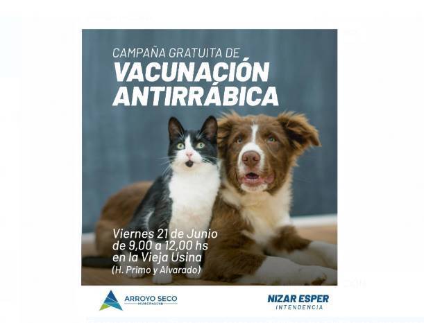 Imagen de Campa&ntilde;a gratuita de vacunaci&oacute;n antirr&aacute;bica