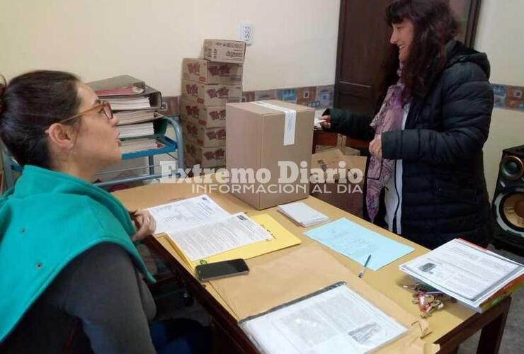 Mesa en la Escuela Fiscal N&deg; 73