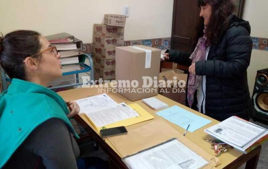 Mesa en la Escuela Fiscal N° 73