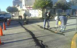 Imagen de Siguen los trabajos de bacheo