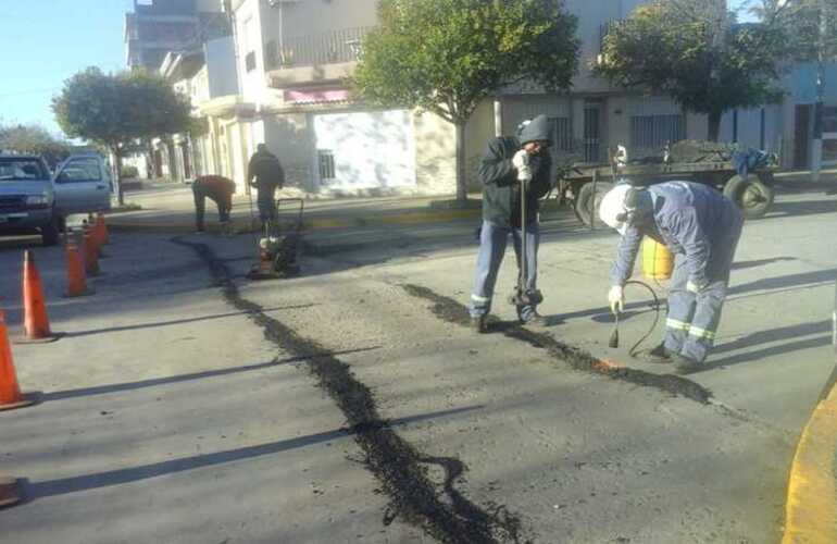 Imagen de Siguen los trabajos de bacheo