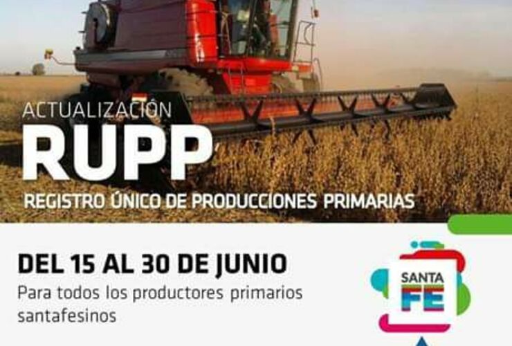 Imagen de Actualización del Registro Único de Producciones Primarias