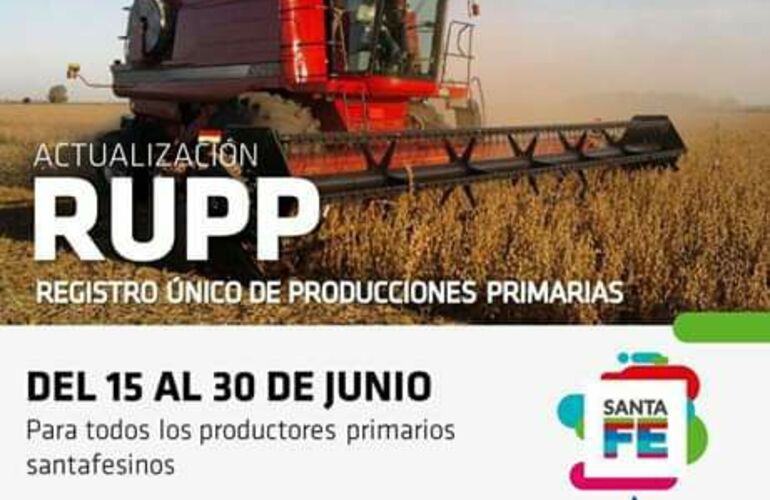 Imagen de Actualización del Registro Único de Producciones Primarias