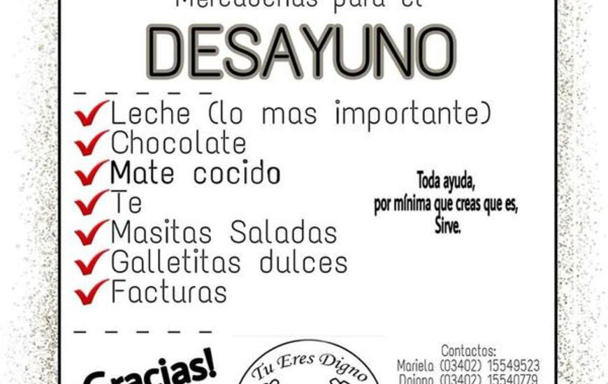 Imagen de Pedido solidario desde el Comedor T&uacute; Eres Digno