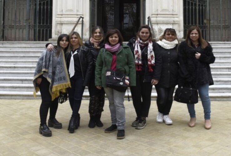 En los tribunales federales. El momento del primer fallo a favor llenó de esperanza a las madres.