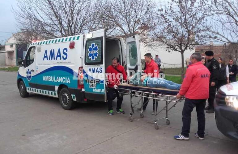 Imagen de Accidente con ciclista herido