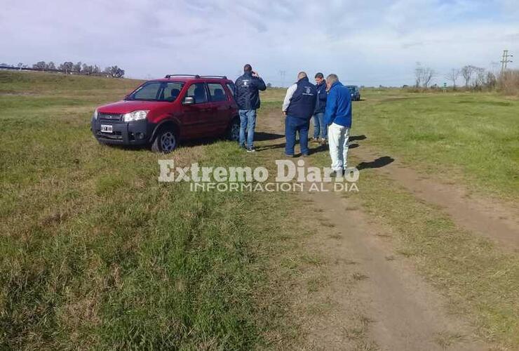 Pedro Panelli junto a los representantes de UOCRA