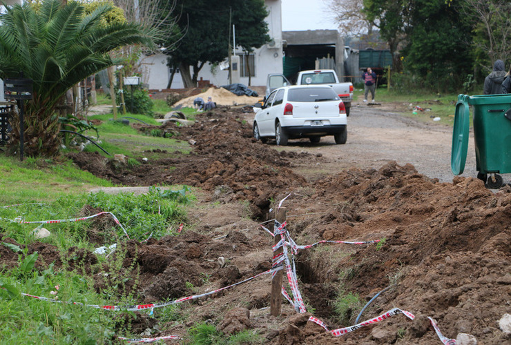 Imagen de Cáritas II. Trabajos de zanjeo y continuación de la obra de agua