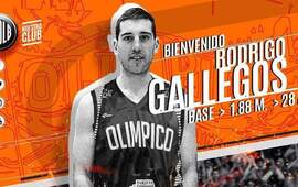 Imagen de Rodrigo Gallegos jugar&aacute; en la Liga Nacional, la m&aacute;xima categor&iacute;a del b&aacute;squet argentino
