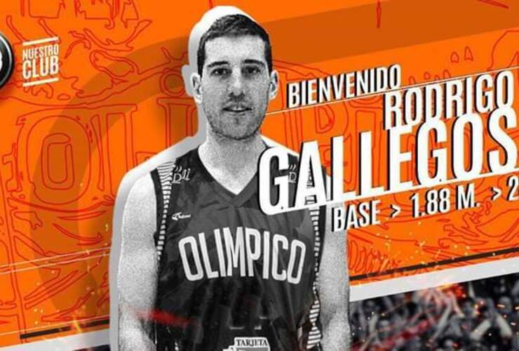 Imagen de Rodrigo Gallegos jugará en la Liga Nacional, la máxima categoría del básquet argentino