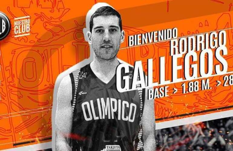 Imagen de Rodrigo Gallegos jugará en la Liga Nacional, la máxima categoría del básquet argentino