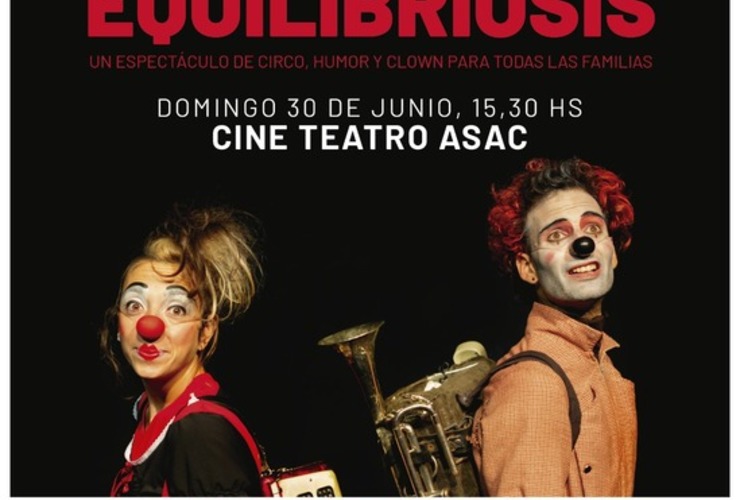 Imagen de Equilibriosis, este domingo en el Cine Teatro ASAC