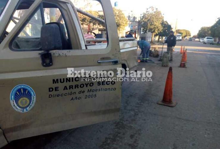 Imagen de Se sigue con los trabajos de bacheo en la ciudad