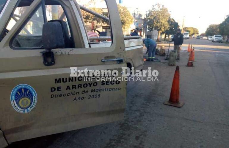 Imagen de Se sigue con los trabajos de bacheo en la ciudad