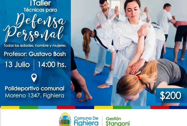 Imagen de Taller sobre técnicas de defensa personal