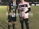 El goleador y el arquero. Giglia y Sodini, figuras de Unión en el torneo ganado.