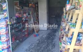 Imagen de Principio de incendio en un kiosco