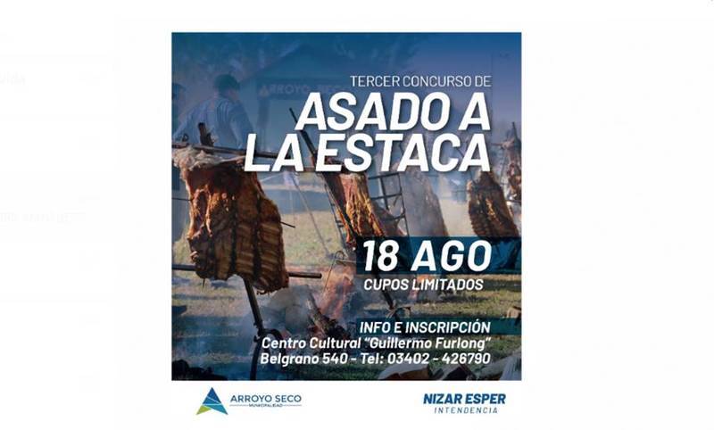 Imagen de Arroyo Seco palpita la 3era Edición del Concurso de Asado a la Estaca