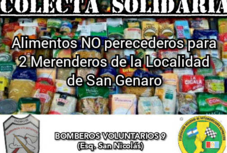 Imagen de Colecta solidaria por los merenderos de San Genaro