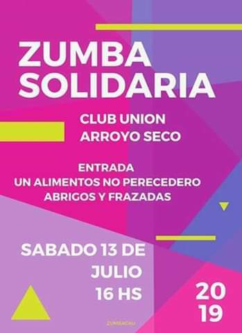 Imagen de Zumba solidaria en Unión