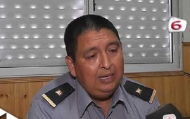 El Comisario cont&oacute; sobre estos hechos con detenidos. (FOTO: CAPTURA DE PANTALLA CANAL 6)