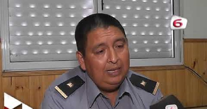 El Comisario cont&oacute; sobre estos hechos con detenidos. (FOTO: CAPTURA DE PANTALLA CANAL 6)