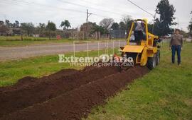 En esta etapa, barrios de la zona este de la localidad serán beneficiadas con la conexión.